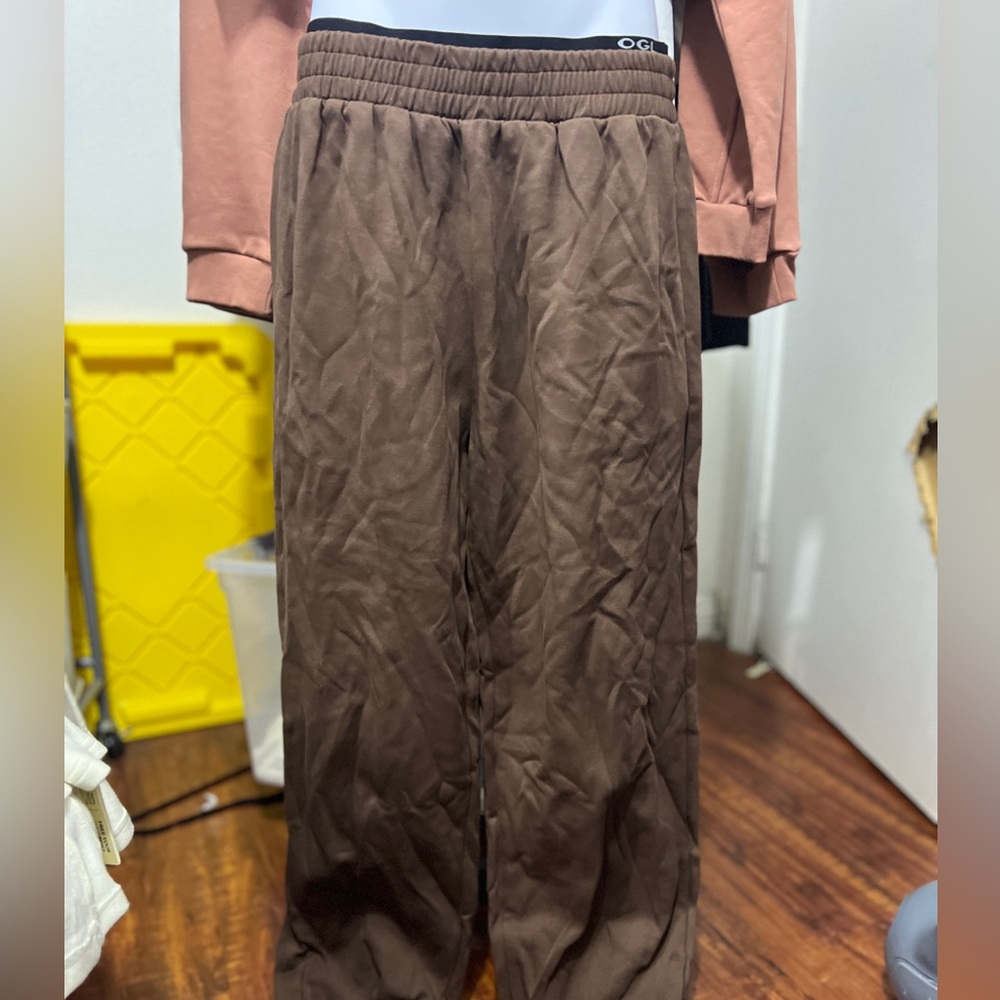Brown OGL double waistband sweatpants - Picture 2 of 6